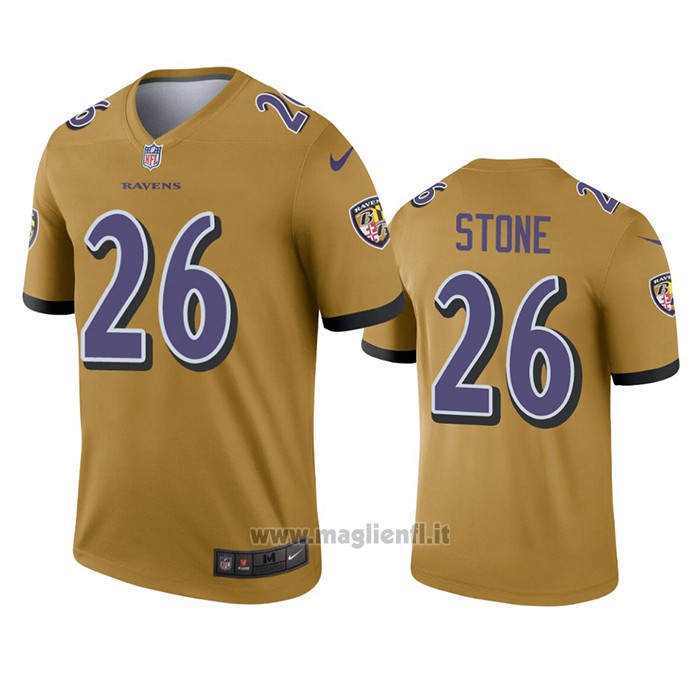 Maglia NFL Legend Baltimore Ravens Geno Stone Inverted Or